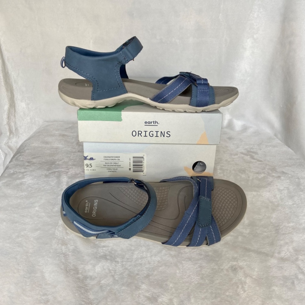 EARTH ORIGINS Edgewater Adjustable Sport Sandals  9.5 M